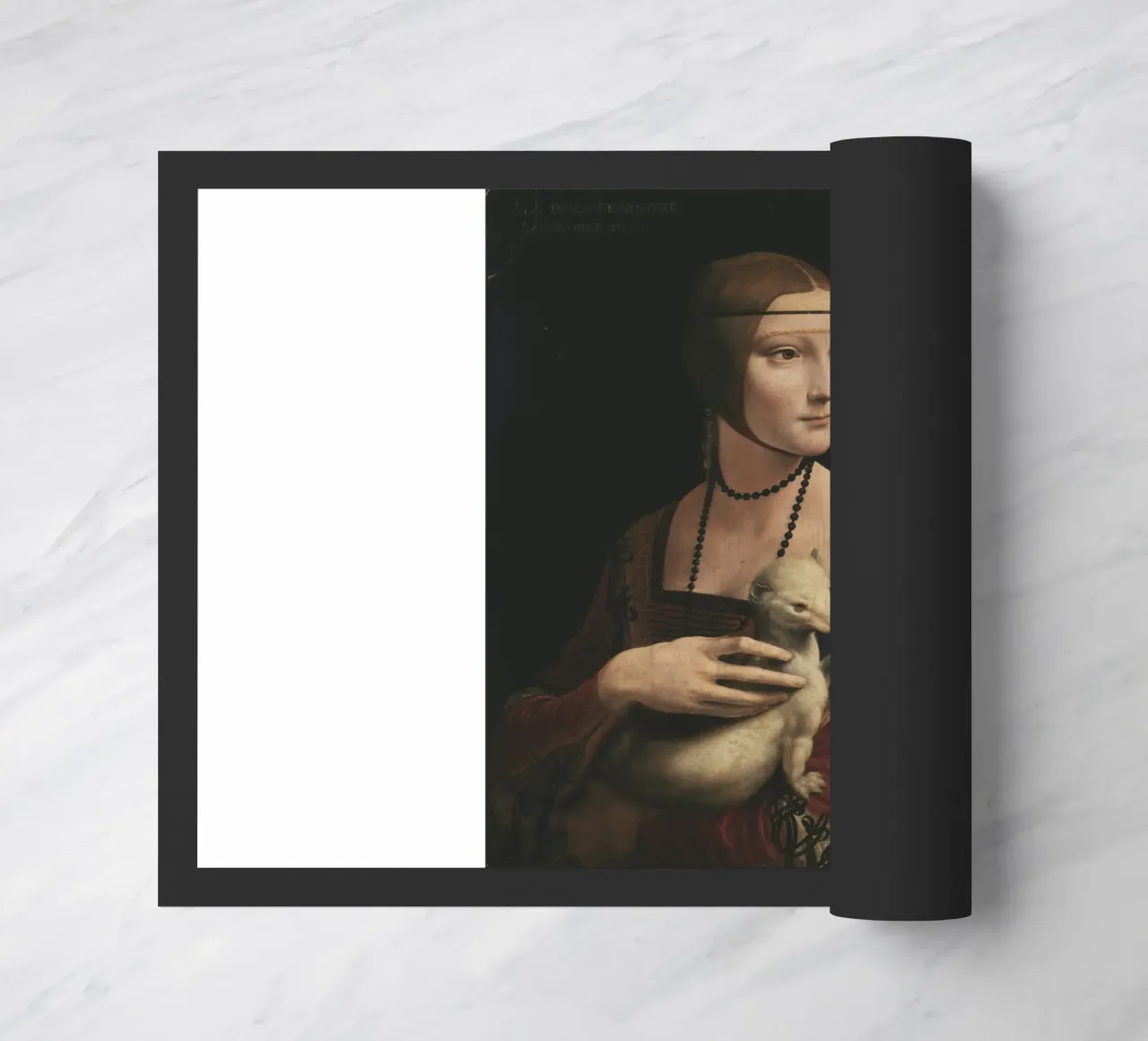 Leonardo da Vinci Dama con l'ermellino zerbino da Timeless Artworks