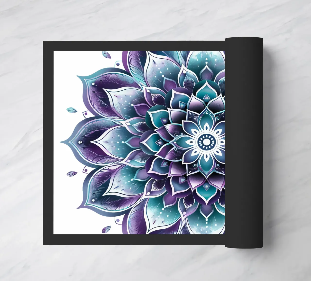 Mandala viola zerbino da Spiritual Touch