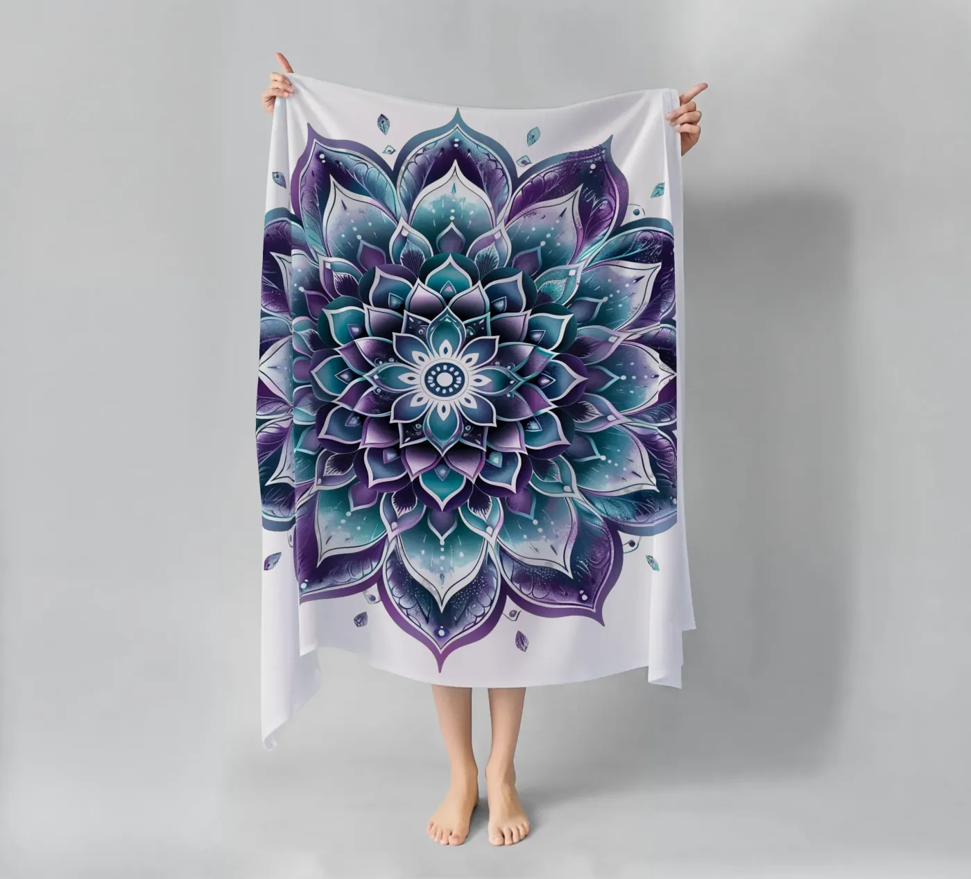Mandala viola telo mare da Spiritual Touch
