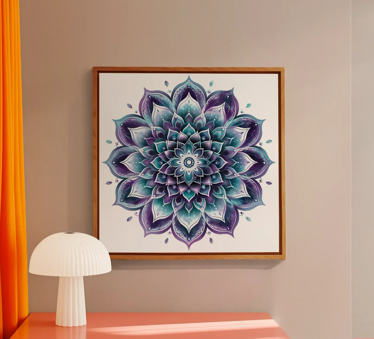 Mandala viola plexiglass da Spiritual Touch