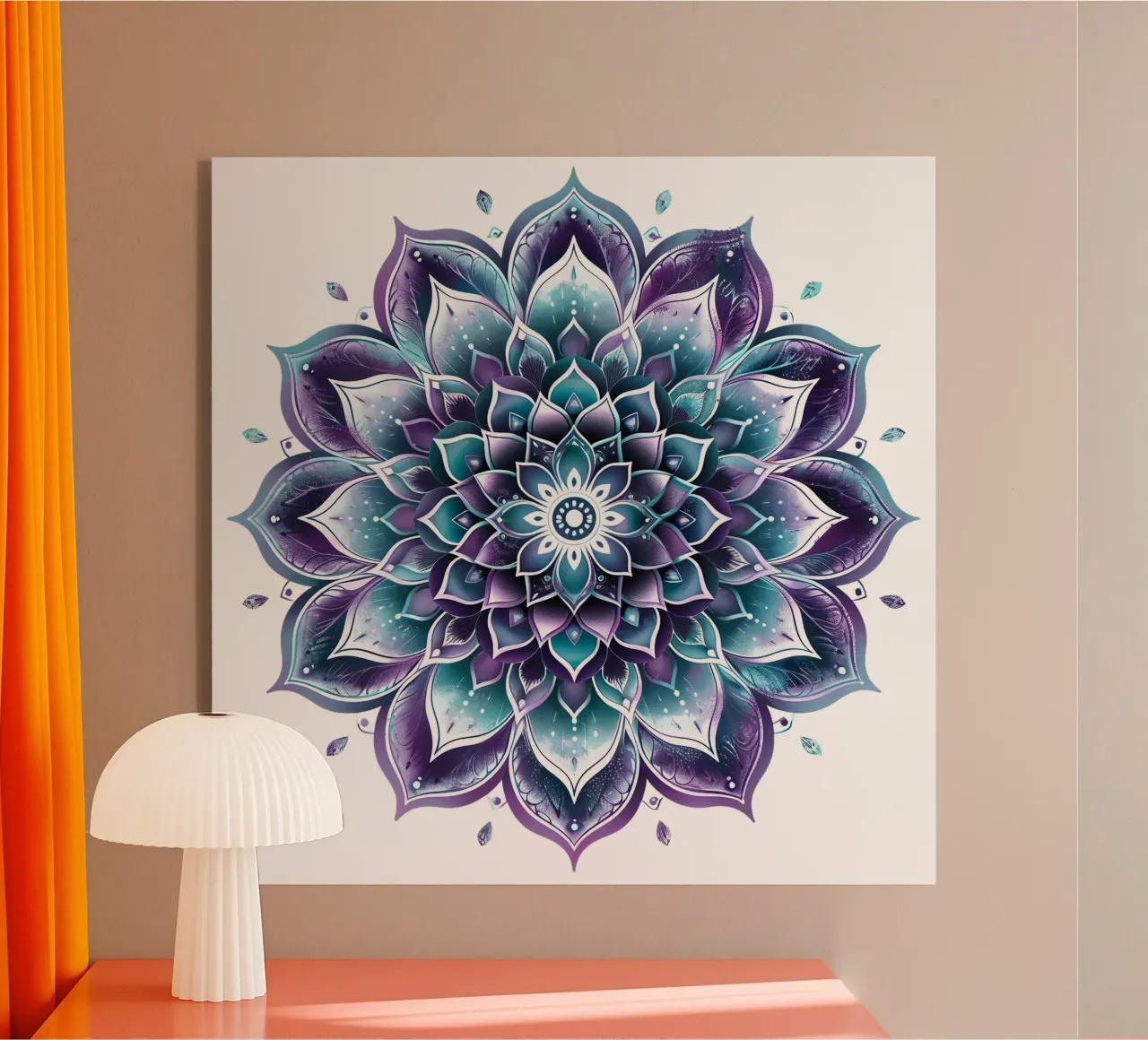 Mandala viola plexiglass da Spiritual Touch