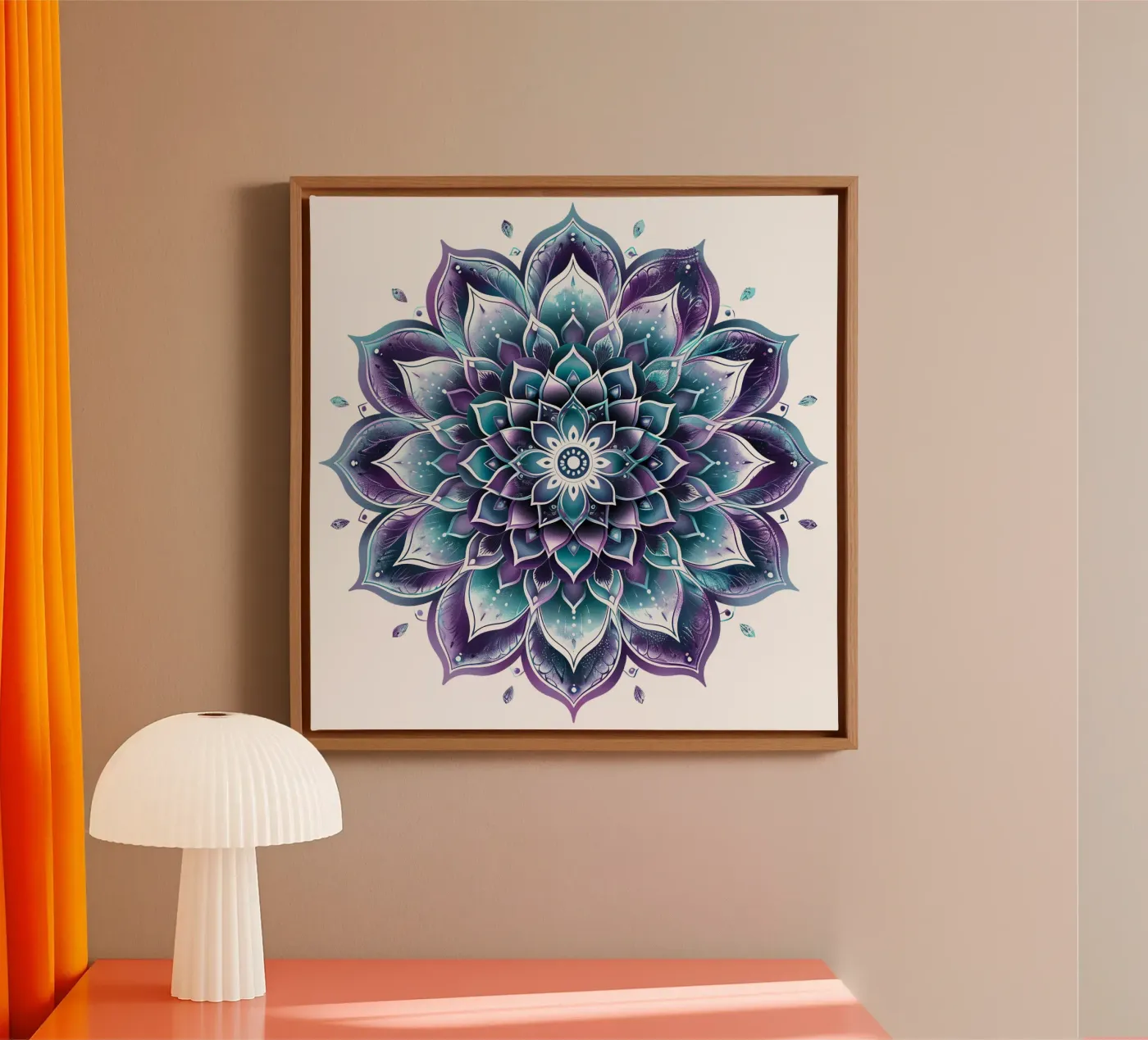 Mandala viola tela da Spiritual Touch