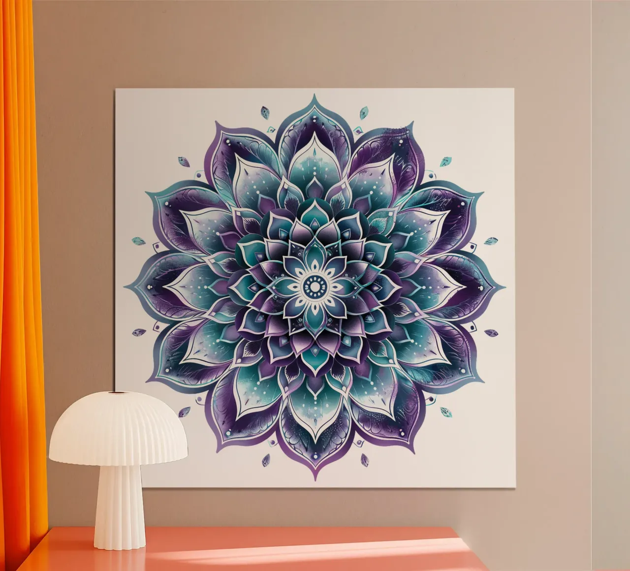 Mandala viola poster da Spiritual Touch