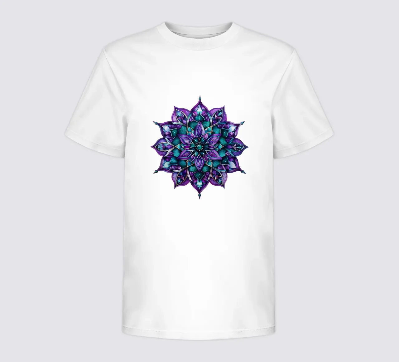 Purple Mandala kids t-shirt by Spiritual Touch
