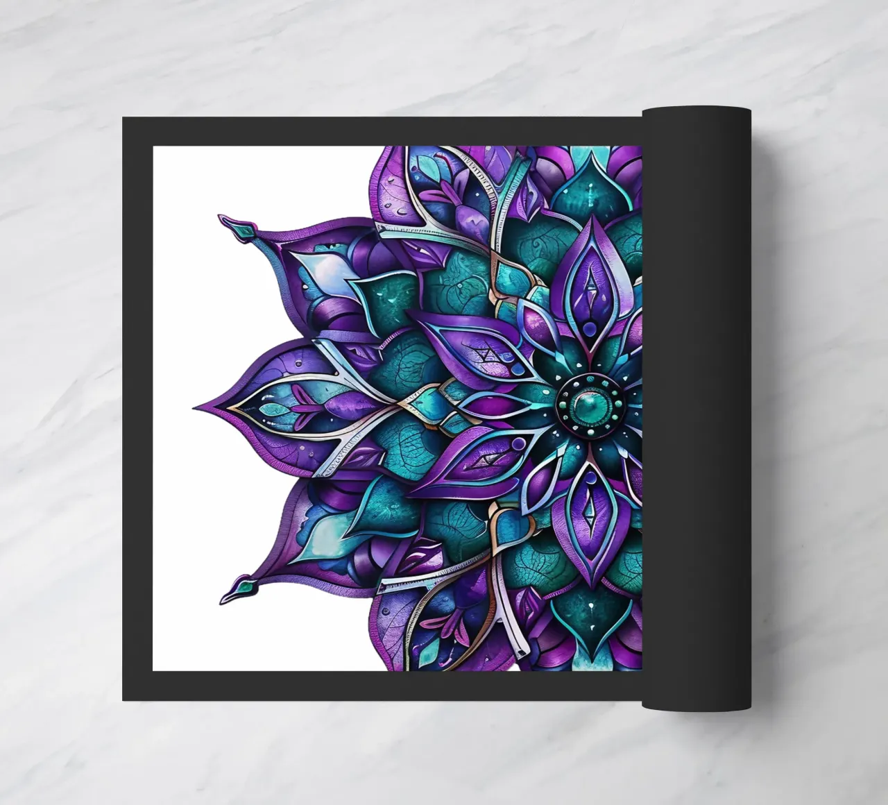 Mandala viola zerbino da Spiritual Touch