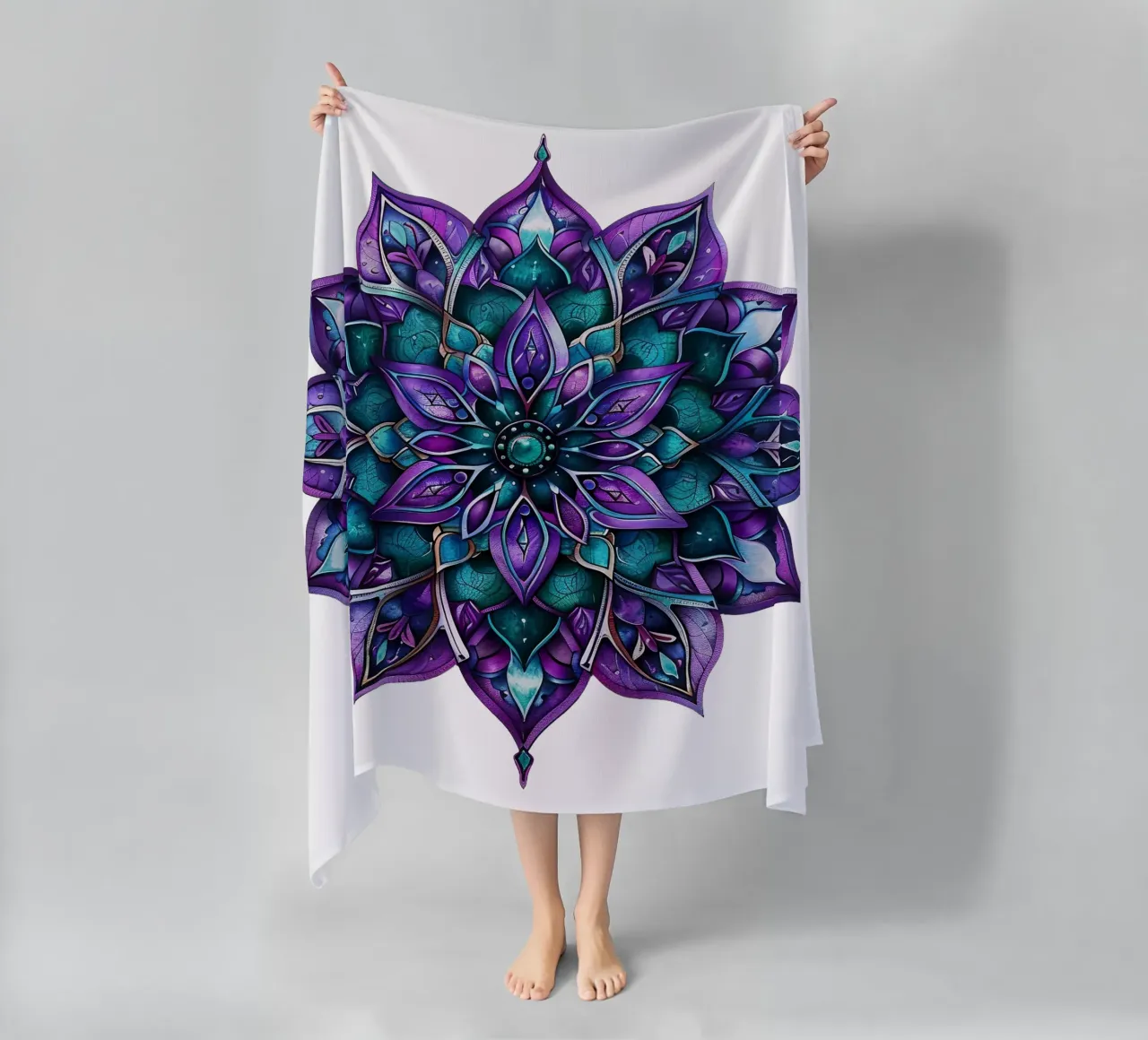 Mandala viola telo mare da Spiritual Touch