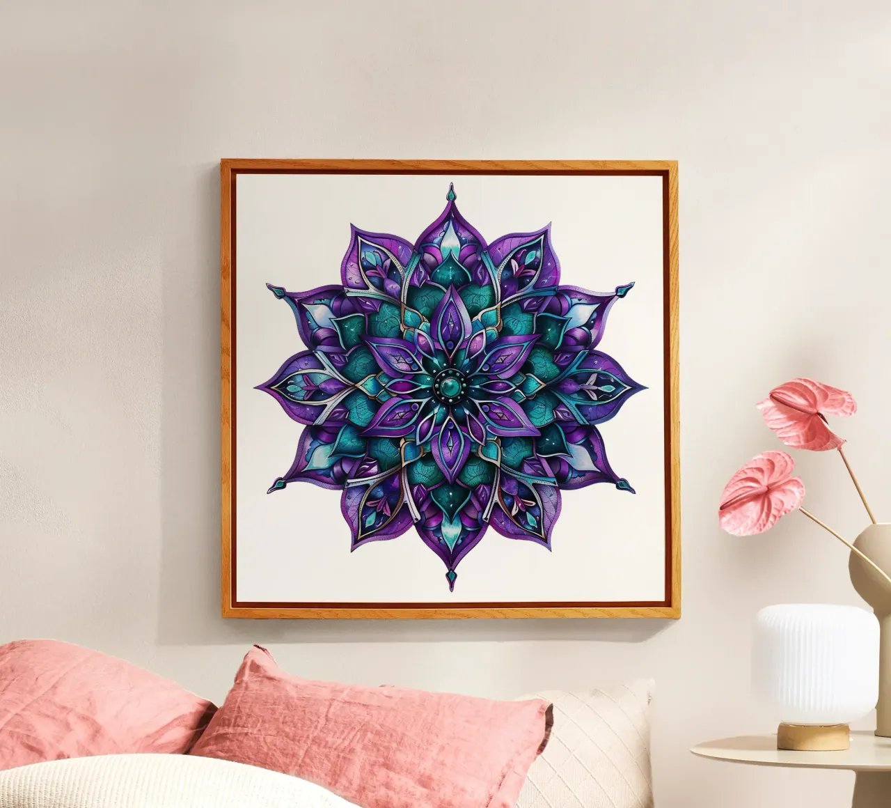 Mandala viola plexiglass da Spiritual Touch