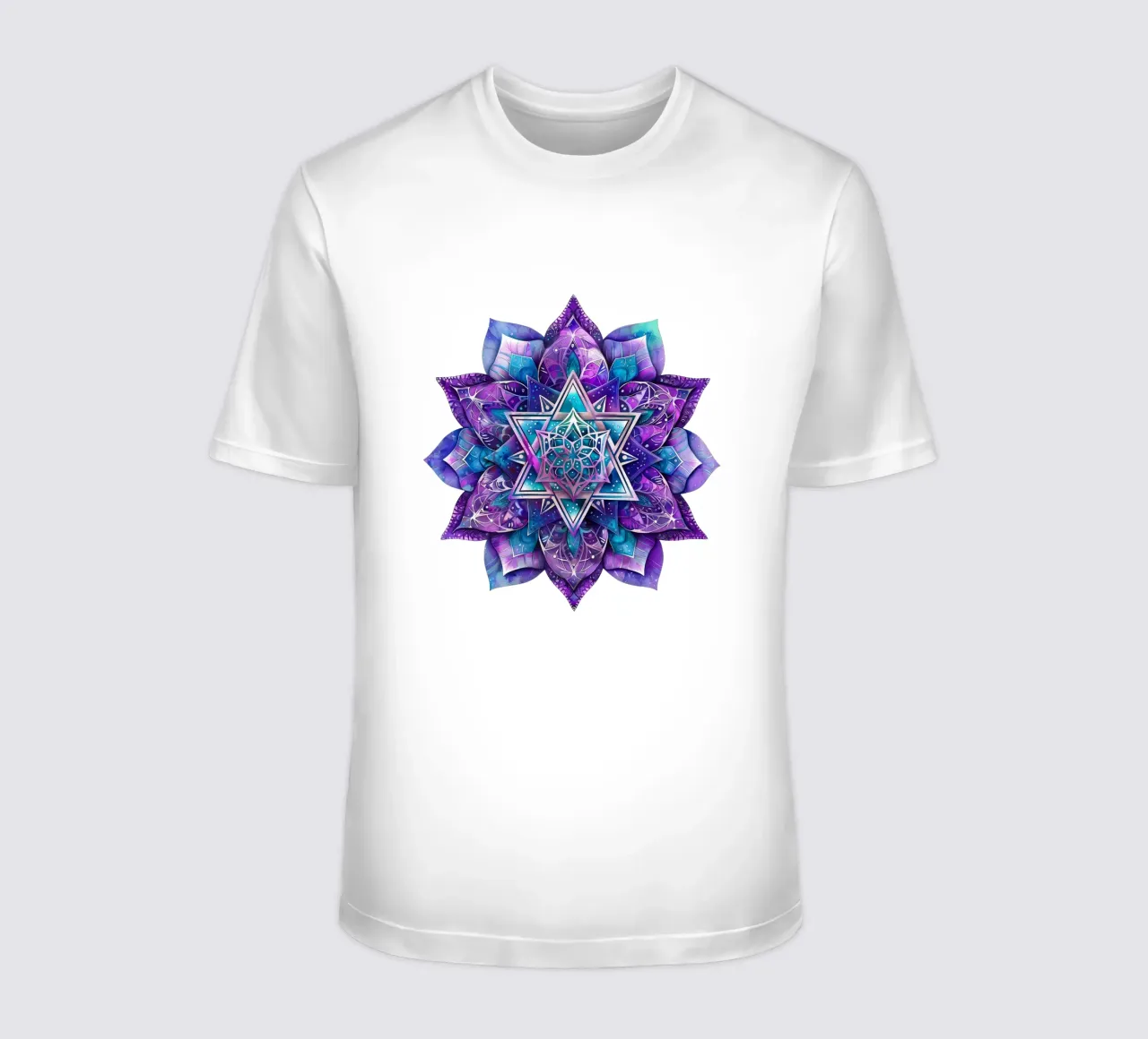 Mandala viola t-shirt da Spiritual Touch