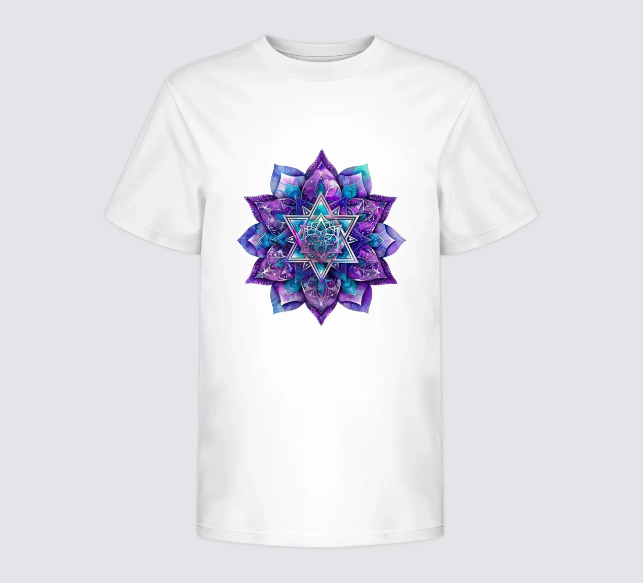 Purple Mandala kids t-shirt by Spiritual Touch