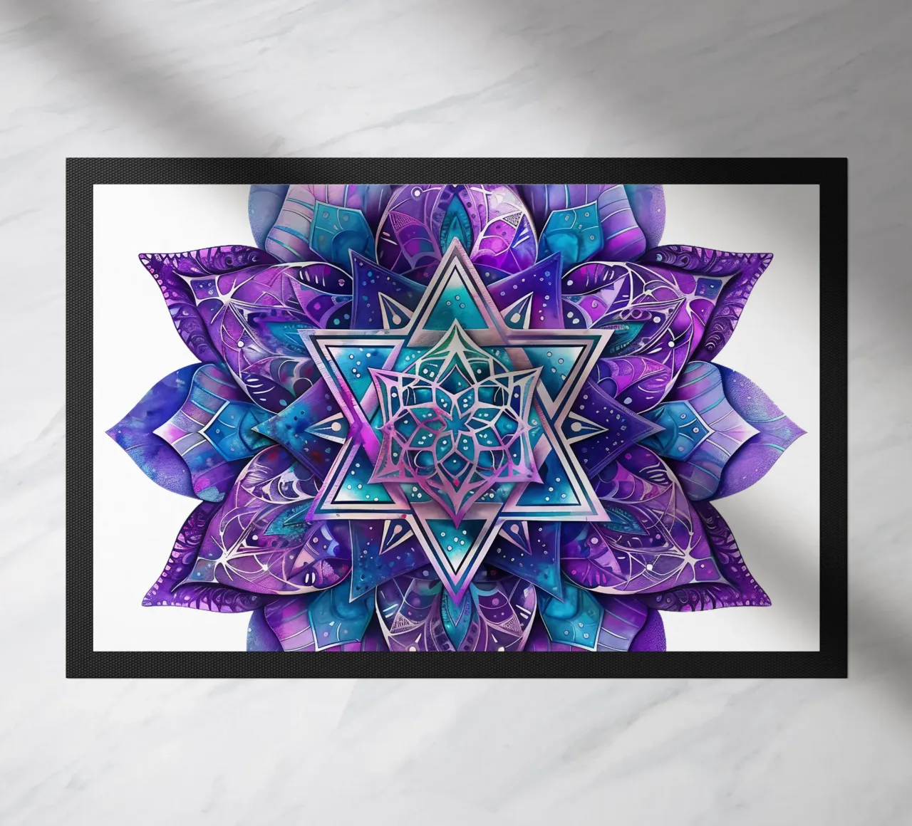 Mandala viola zerbino da Spiritual Touch