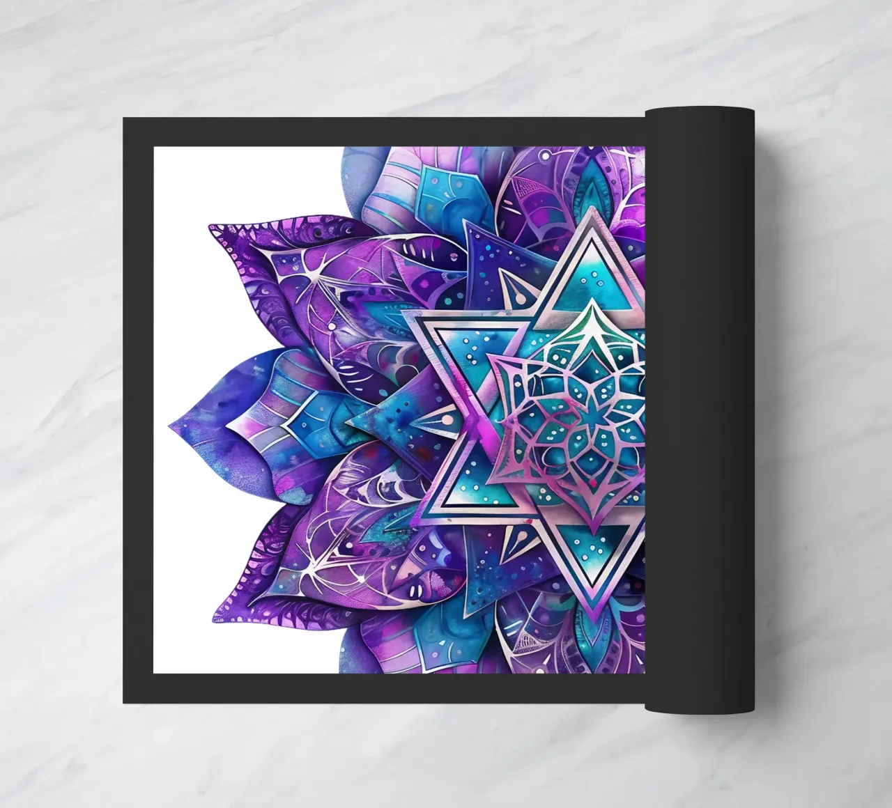 Mandala viola zerbino da Spiritual Touch