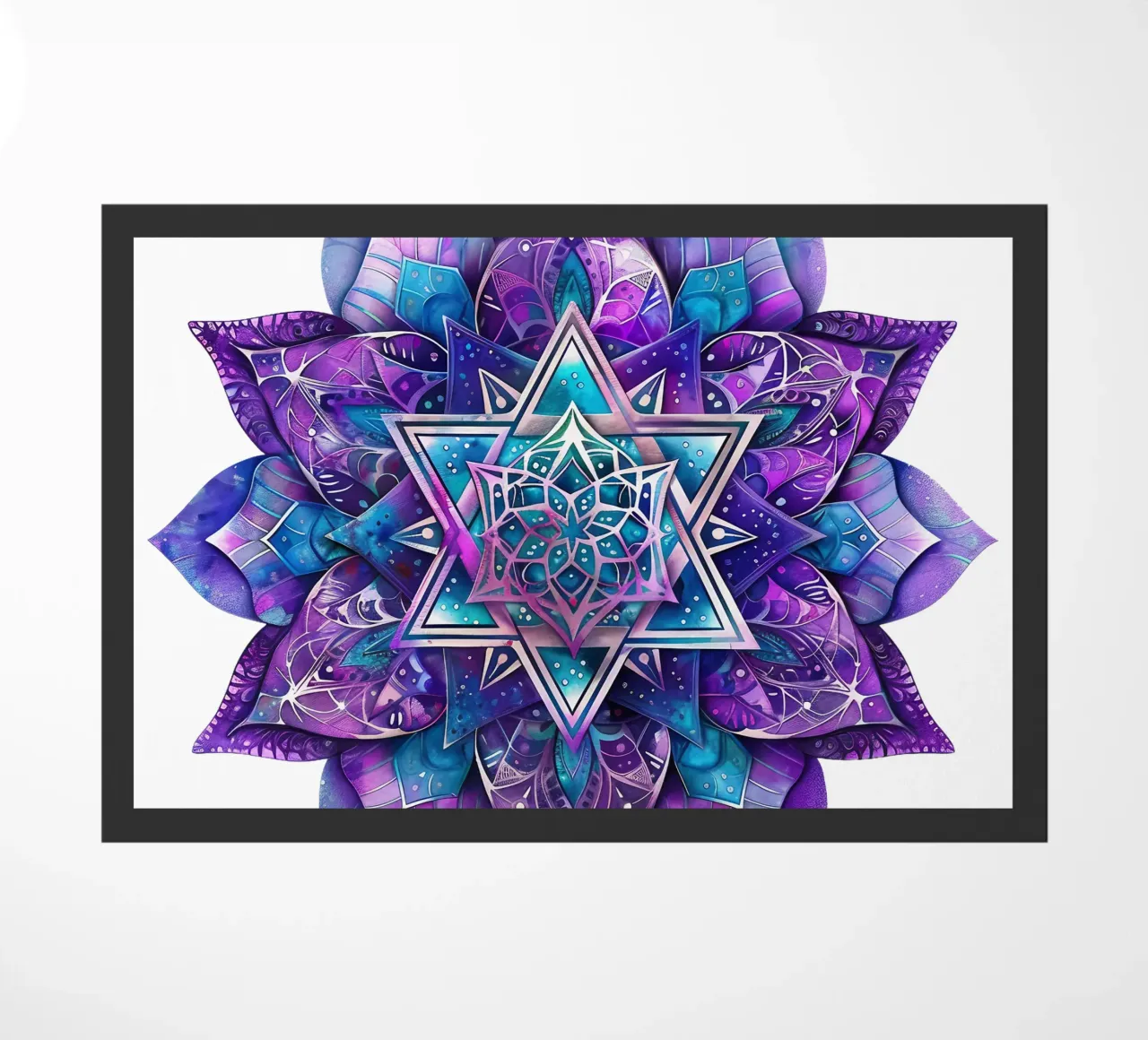 Mandala viola zerbino da Spiritual Touch