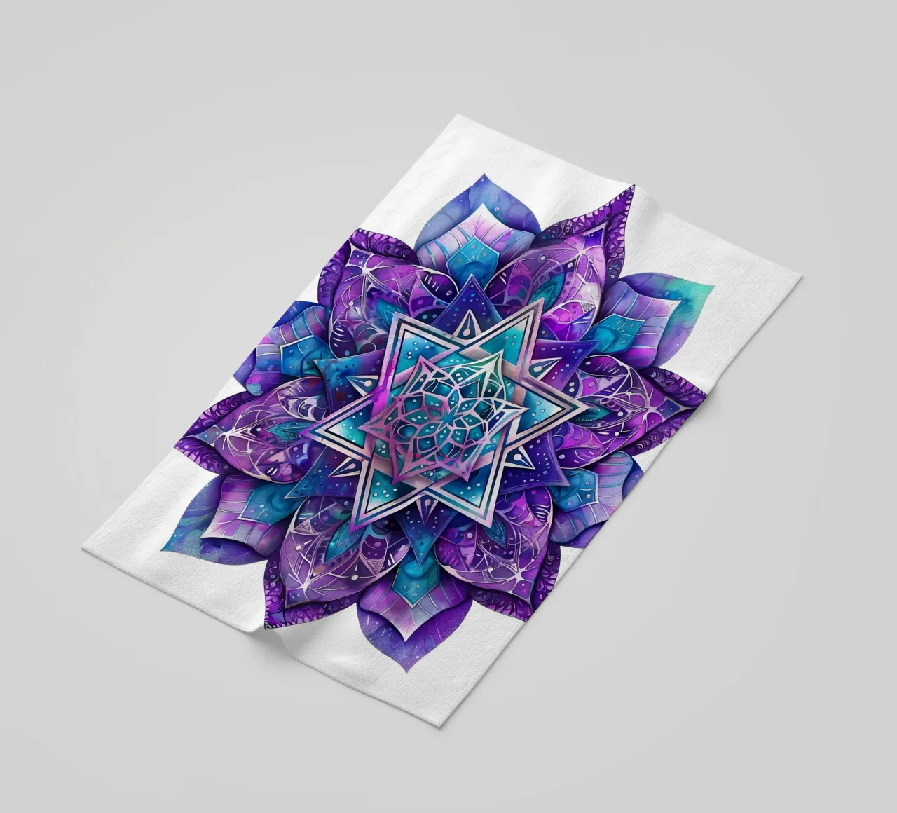 Mandala viola telo mare da Spiritual Touch