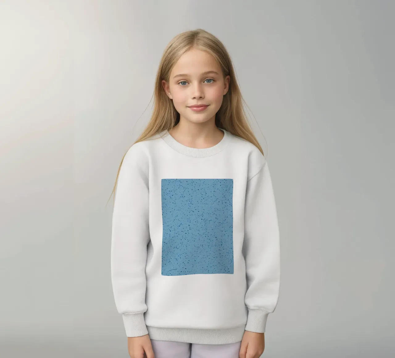 Blue Terrazzo felpa bambino da amini54