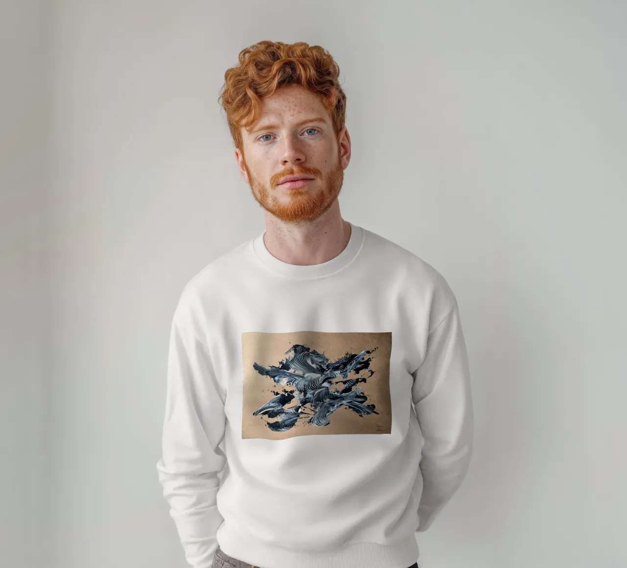 NATUREL STYLE 36 felpa da Thierry Vobmann Abstract painting