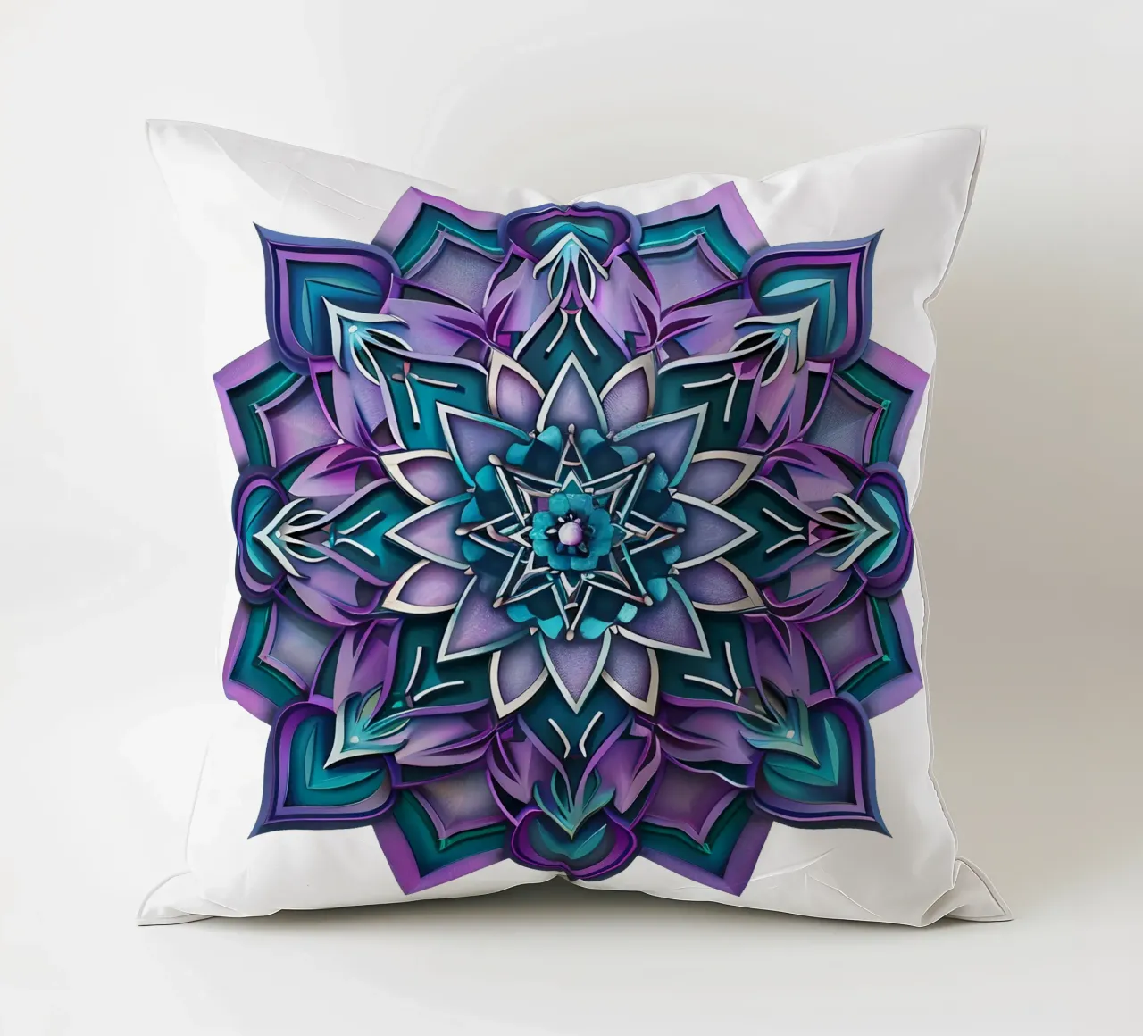 Mandala viola cuscino da Spiritual Touch