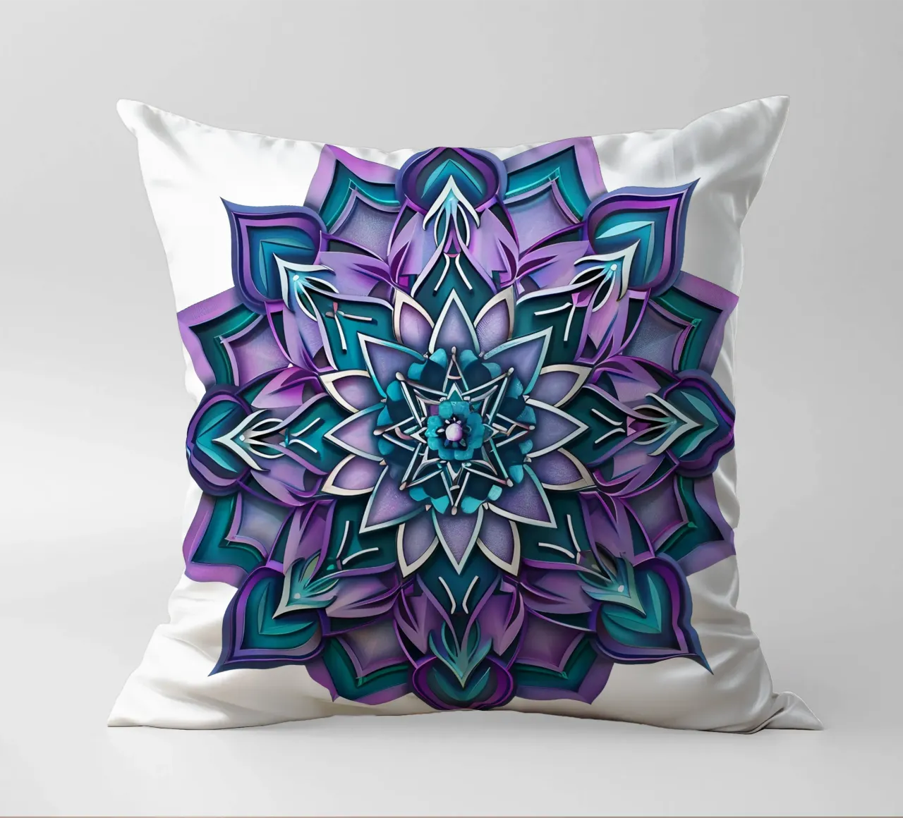 Mandala viola cuscino da Spiritual Touch