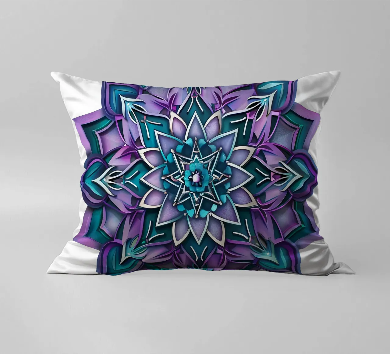 Mandala viola cuscino da Spiritual Touch