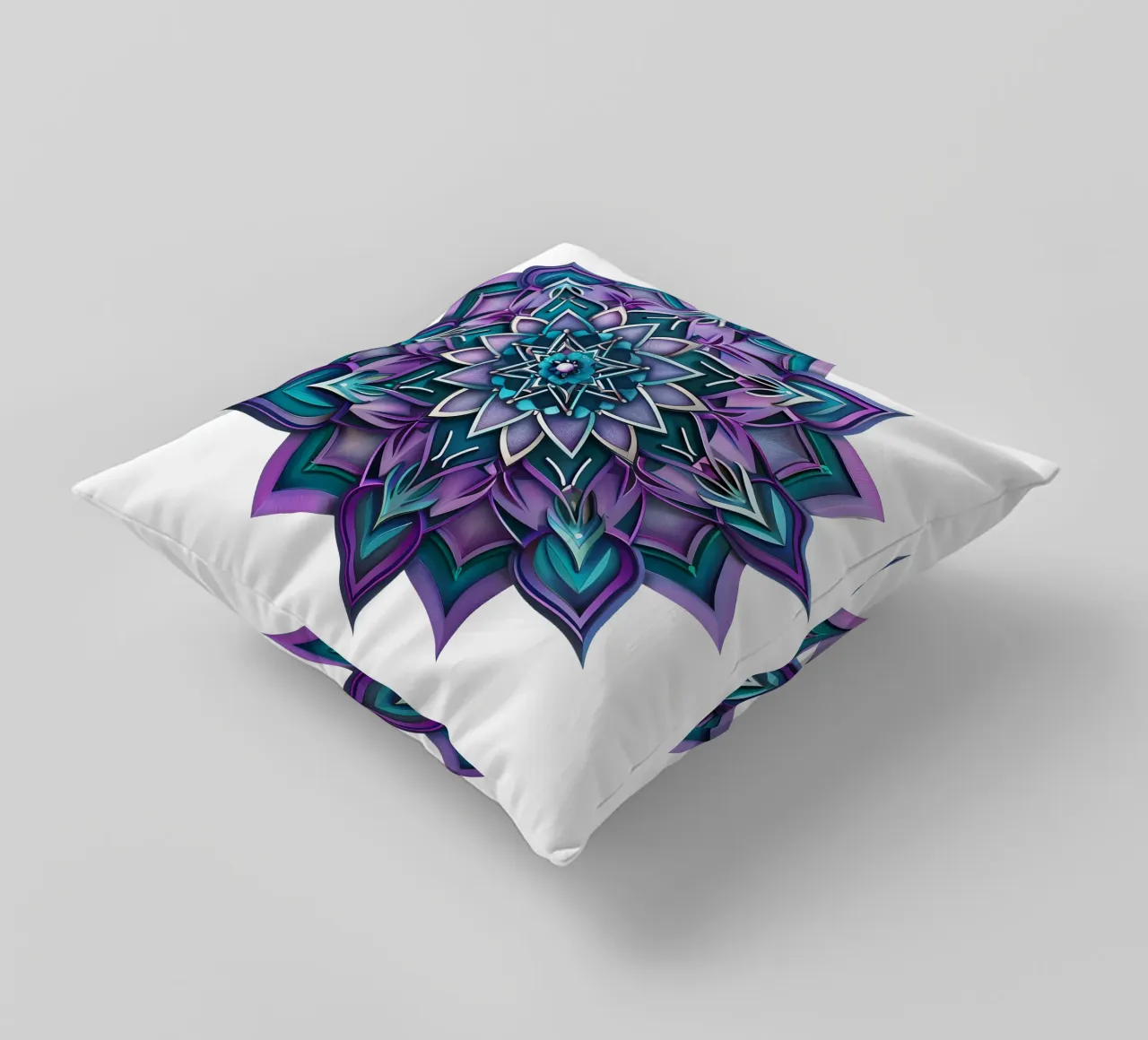 Mandala viola cuscino da Spiritual Touch