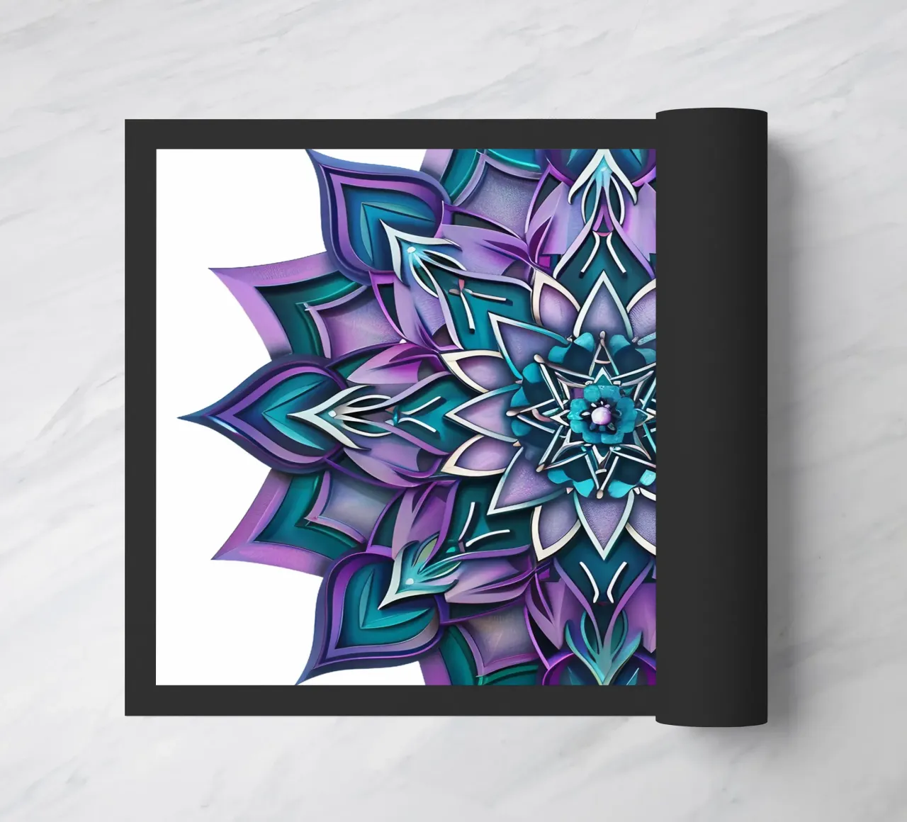 Mandala viola zerbino da Spiritual Touch