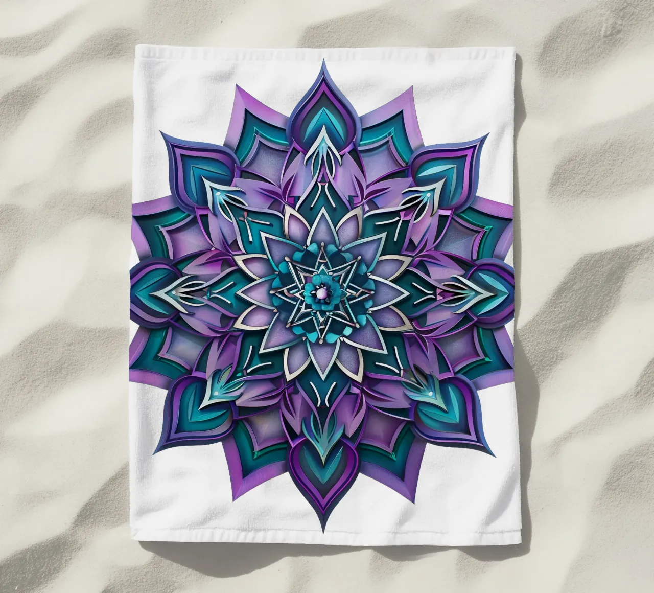 Mandala viola telo mare da Spiritual Touch