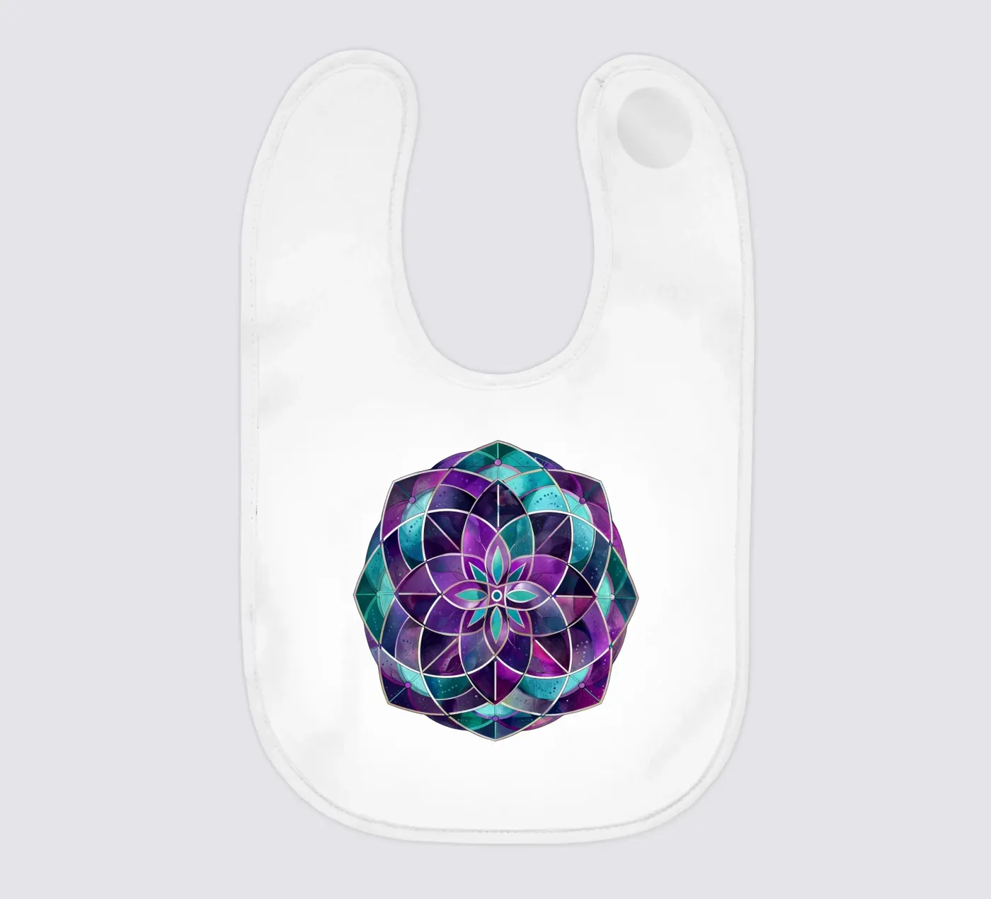 Mandala viola bavaglino da Spiritual Touch