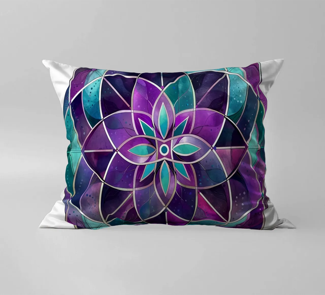 Mandala viola cuscino da Spiritual Touch