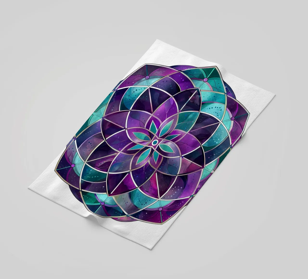 Mandala viola telo mare da Spiritual Touch