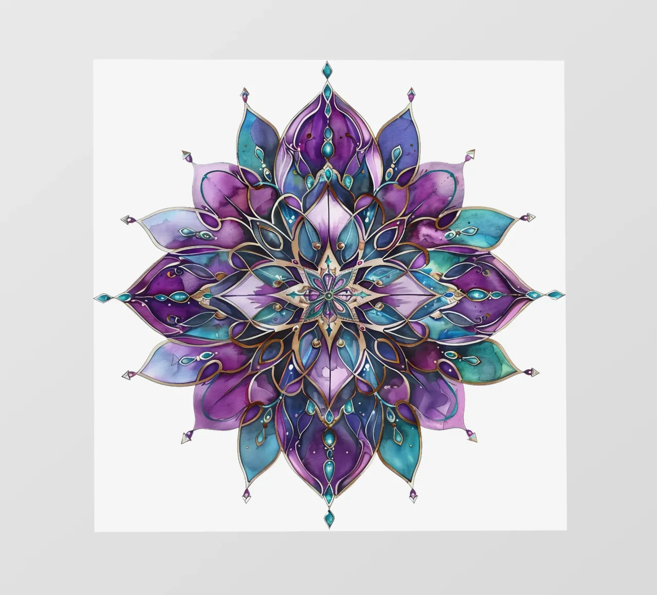 Mandala viola telo in pvc da Spiritual Touch