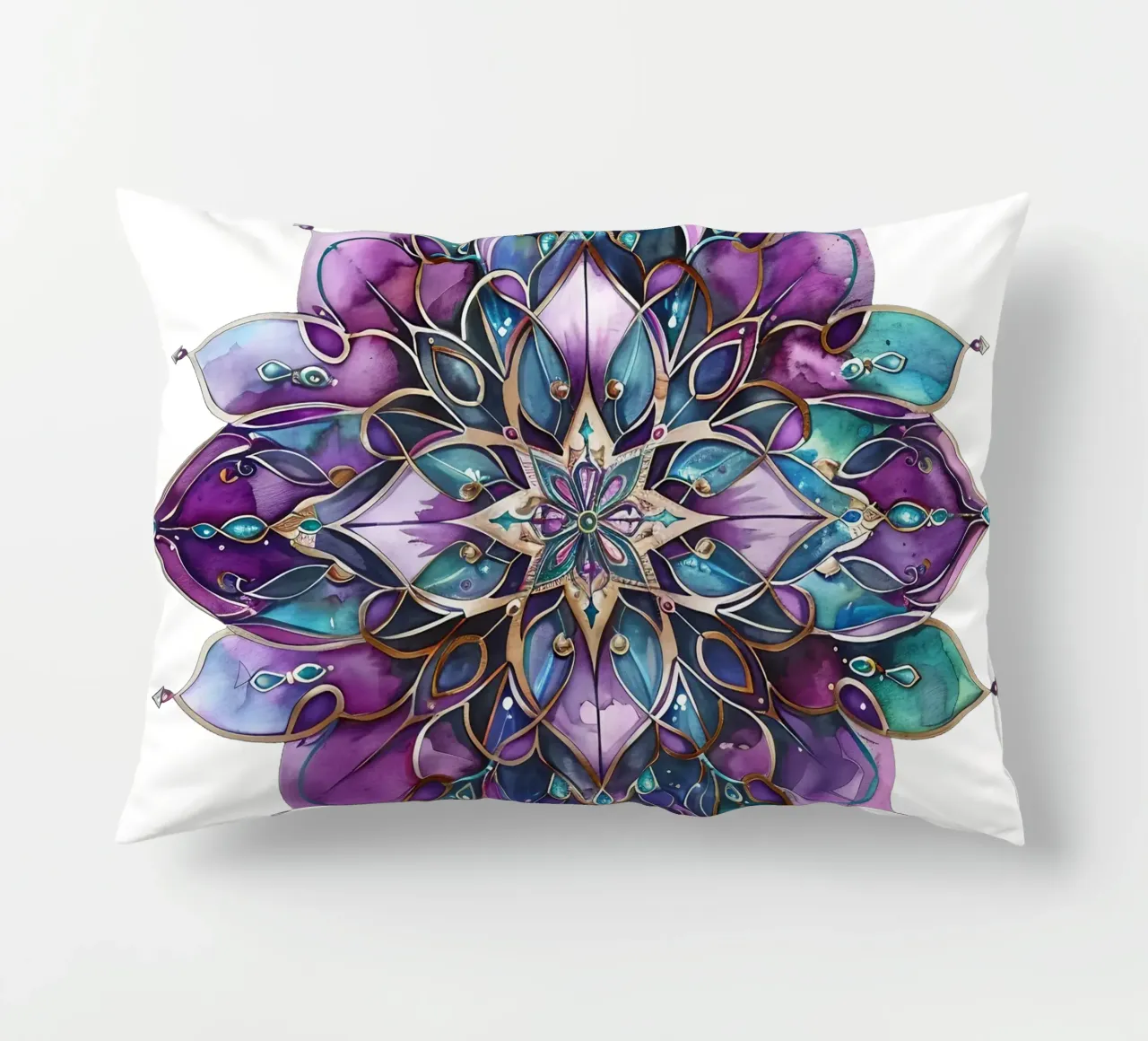 Mandala viola cuscino da Spiritual Touch