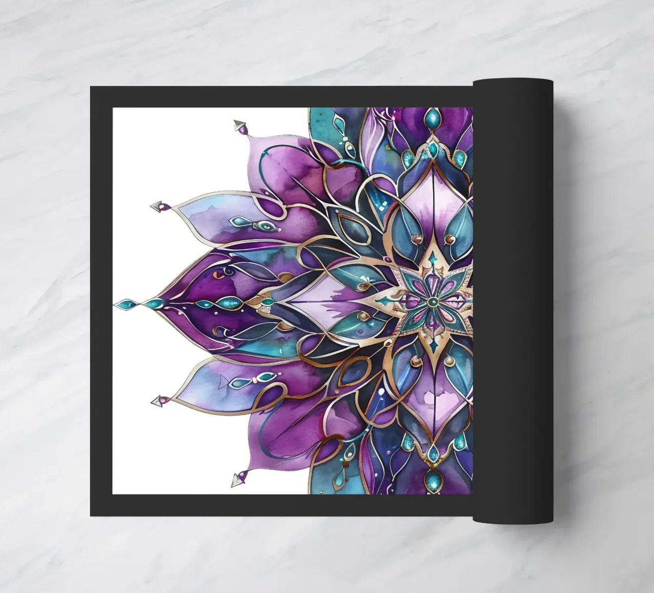 Mandala viola zerbino da Spiritual Touch