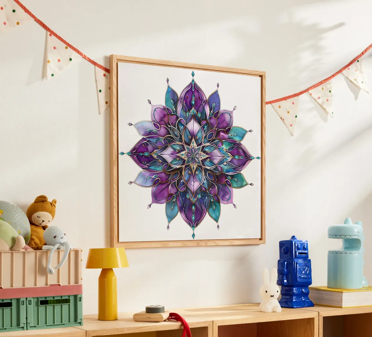 Mandala viola plexiglass da Spiritual Touch