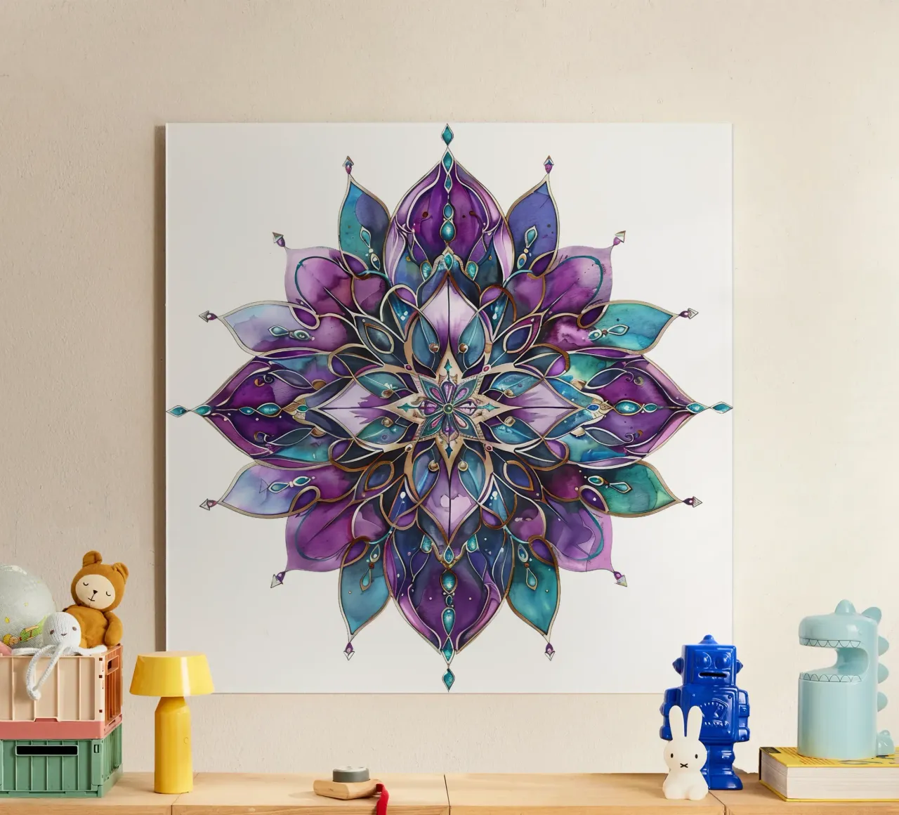 Mandala viola plexiglass da Spiritual Touch