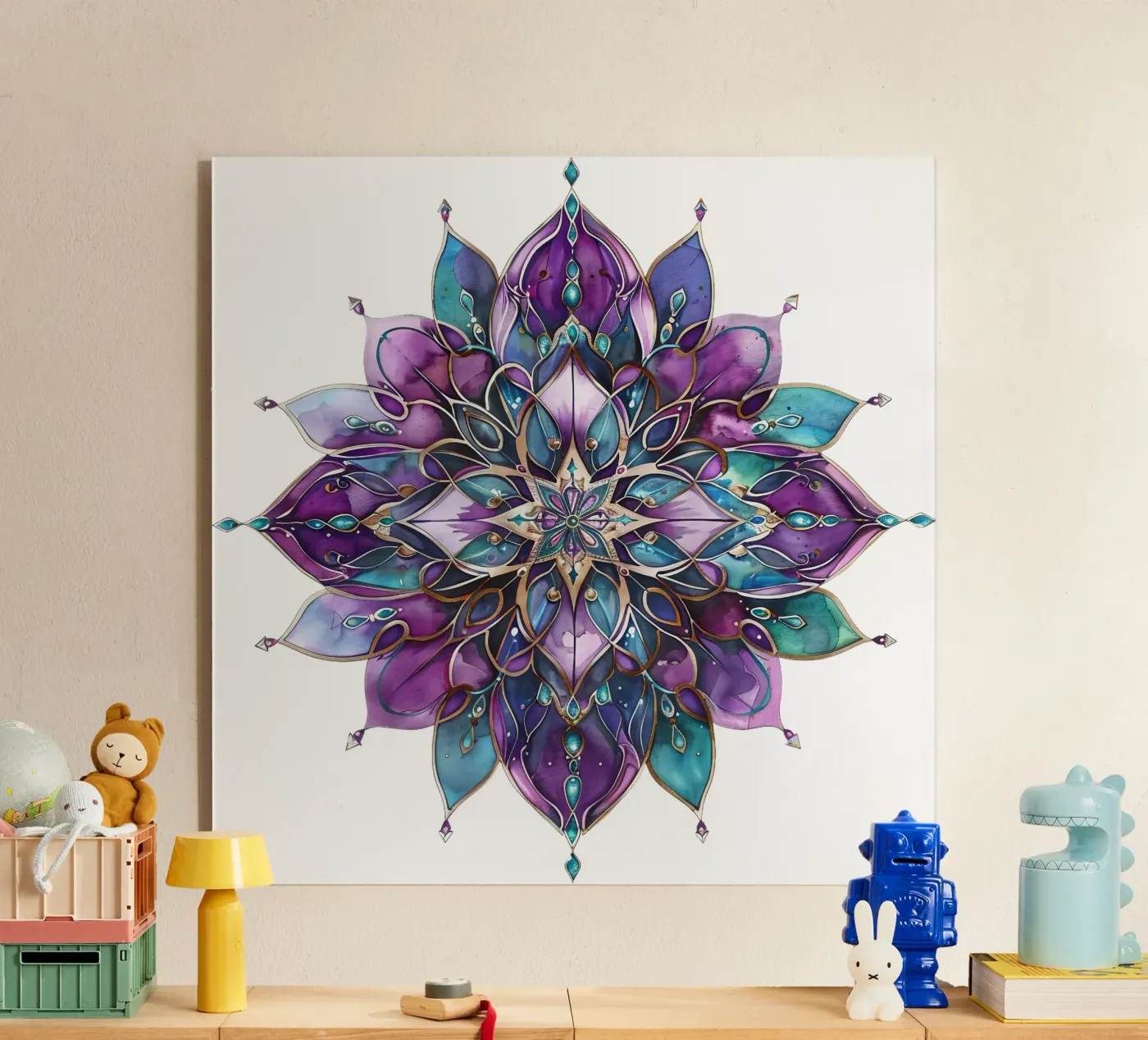 Mandala viola plexiglass da Spiritual Touch