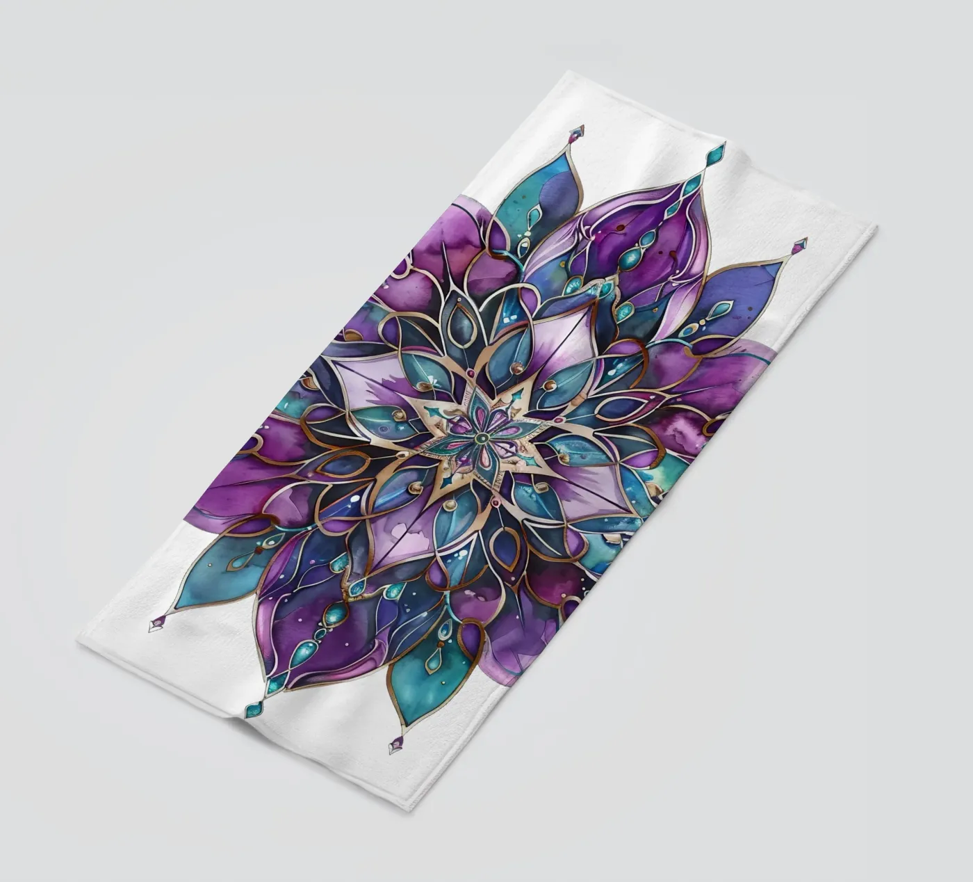 Purple Mandala telo mare da Spiritual Touch