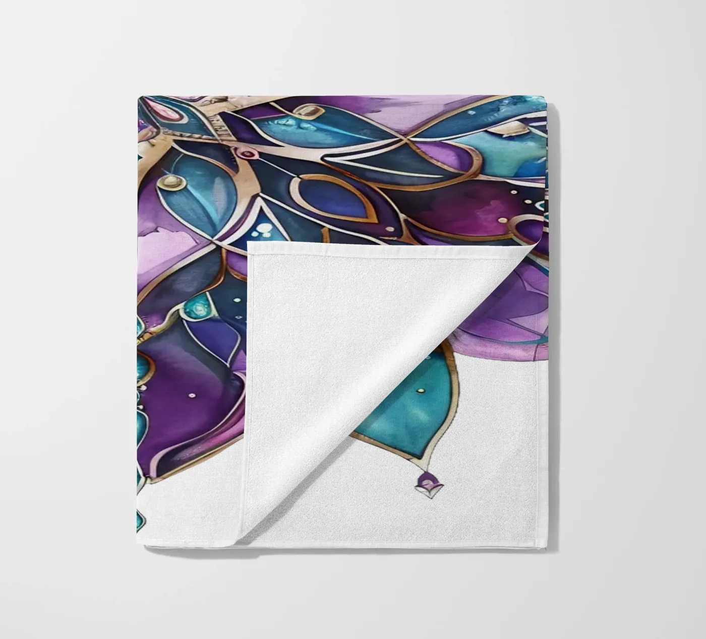 Purple Mandala telo mare da Spiritual Touch