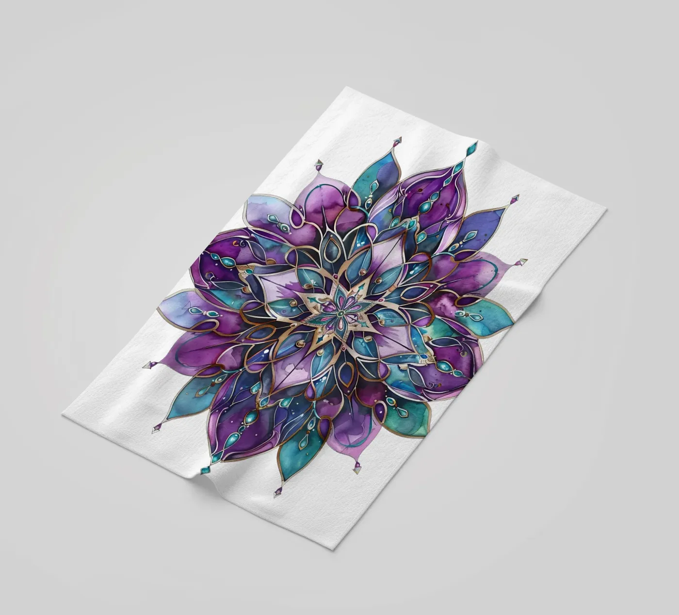 Purple Mandala telo mare da Spiritual Touch