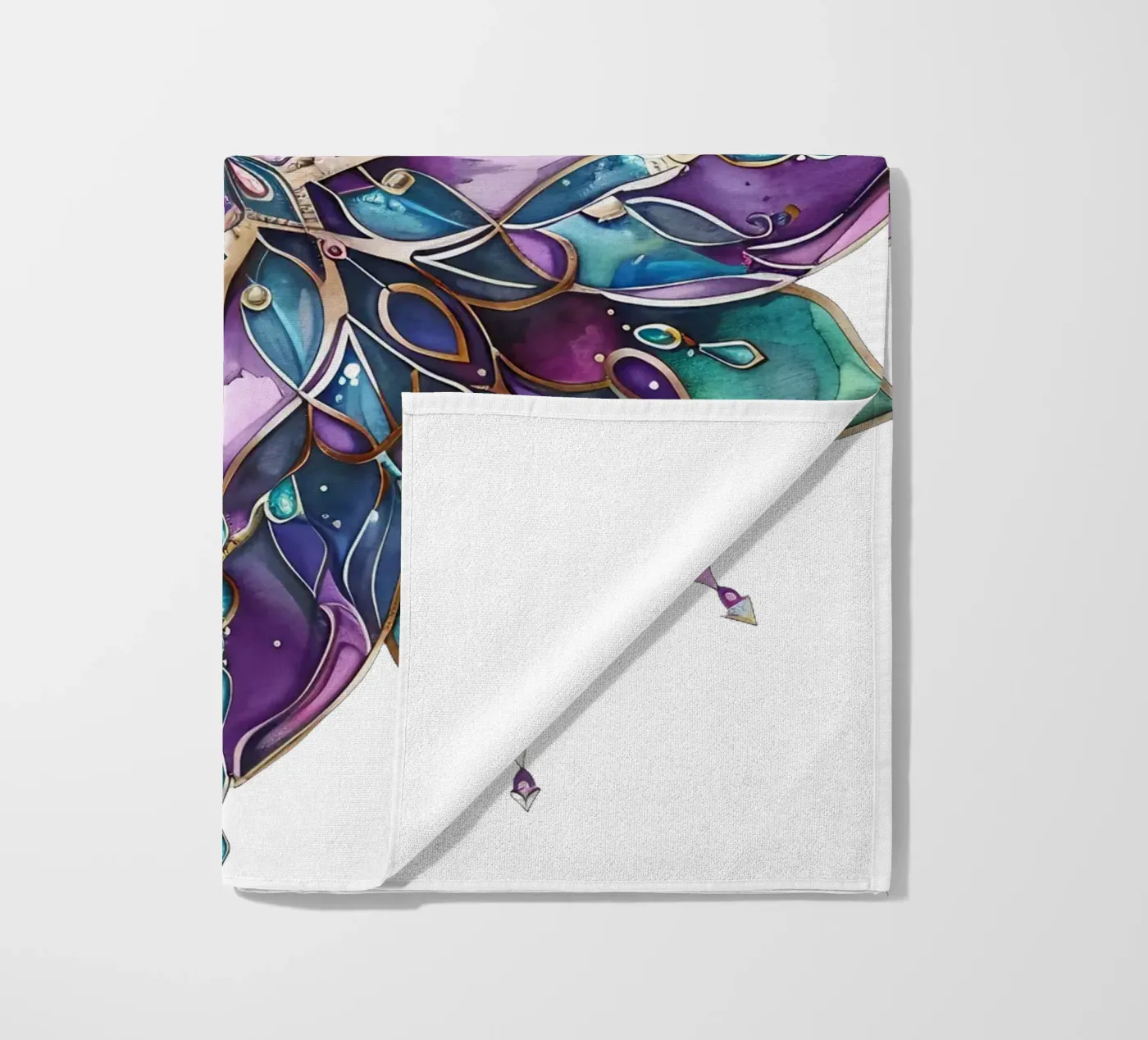 Purple Mandala telo mare da Spiritual Touch