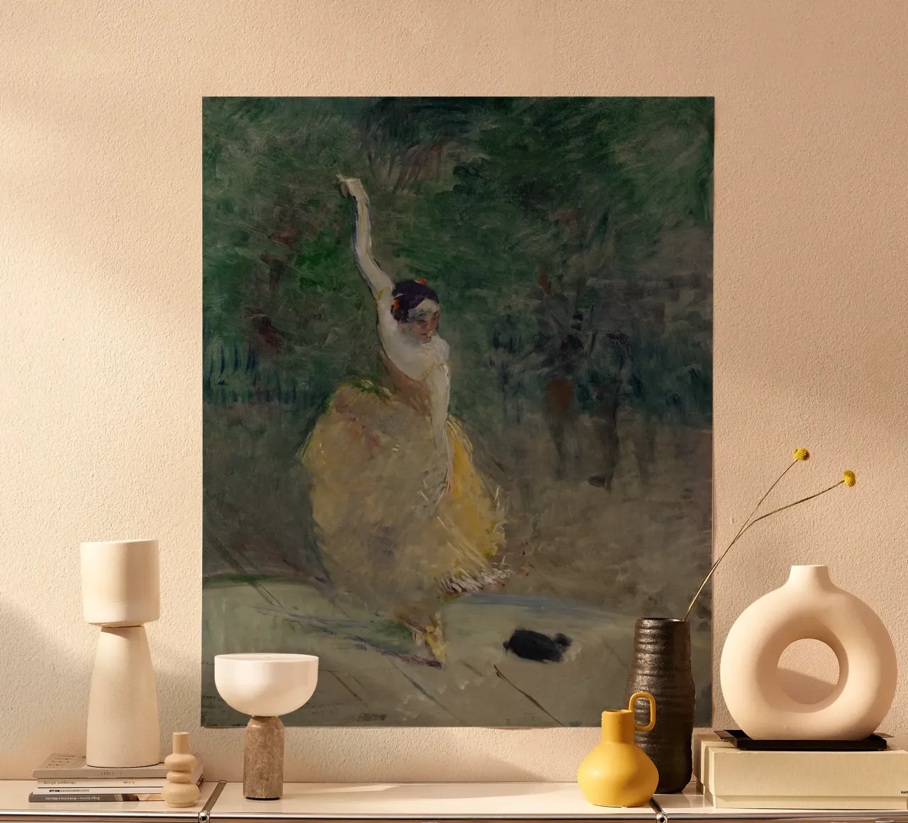 Henri de Toulouse-Lautrec - La ballerina spagnola carta hahnemühle da Timeless Artworks