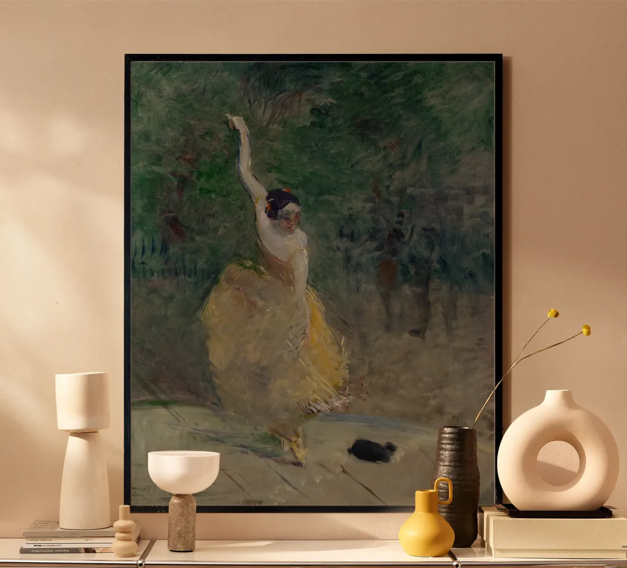 Henri de Toulouse-Lautrec - La ballerina spagnola carta hahnemühle da Timeless Artworks