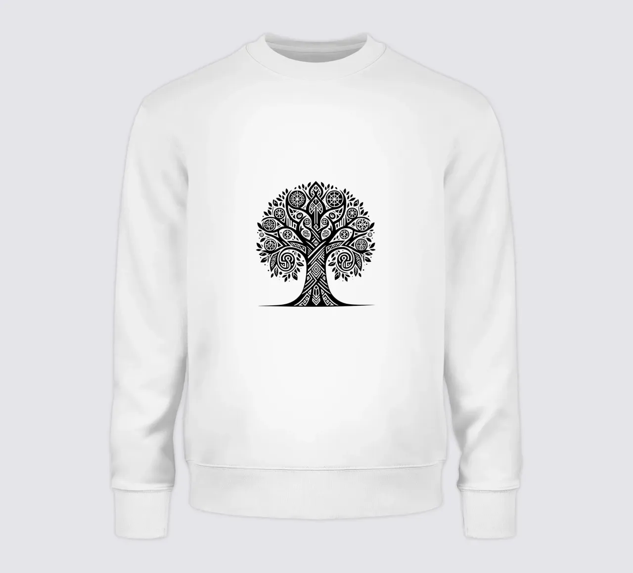 Albero della vita in bianco e nero felpa da Spiritual Touch