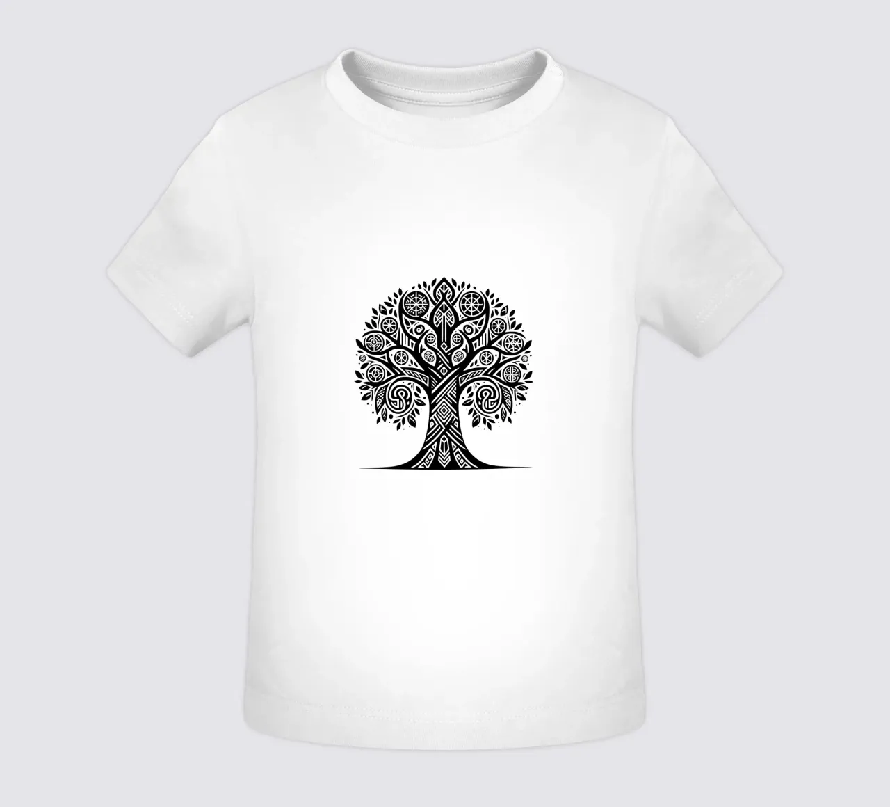 Albero della vita in bianco e nero maglietta neonato da Spiritual Touch
