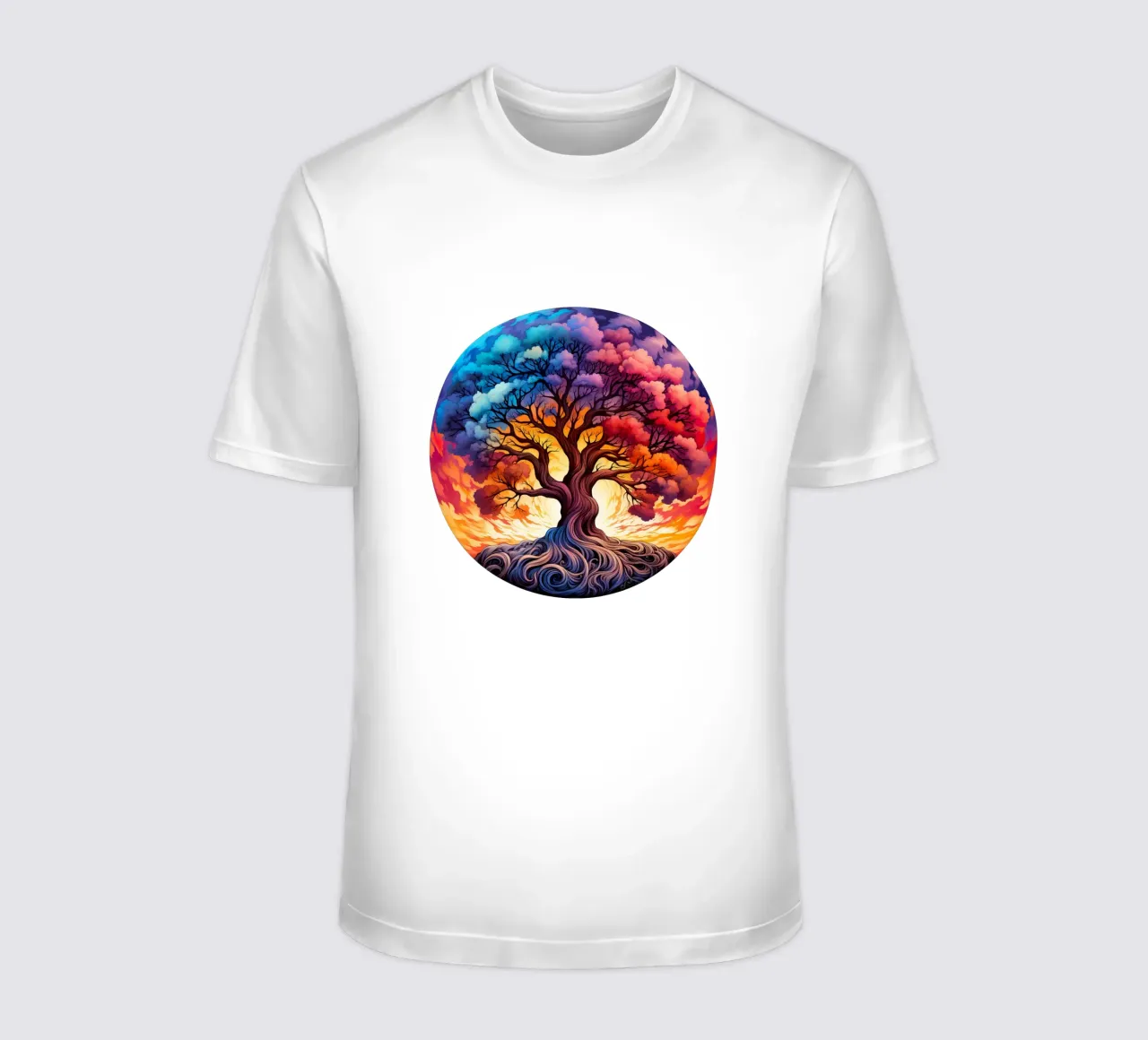 Albero della vita colorato t-shirt da Spiritual Touch