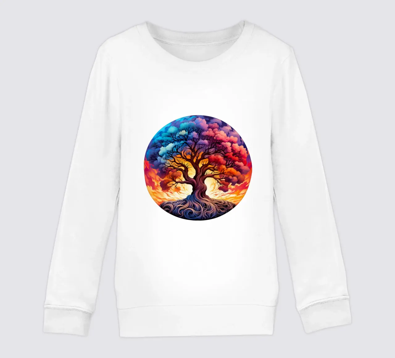 Albero della vita colorato felpa bambino da Spiritual Touch