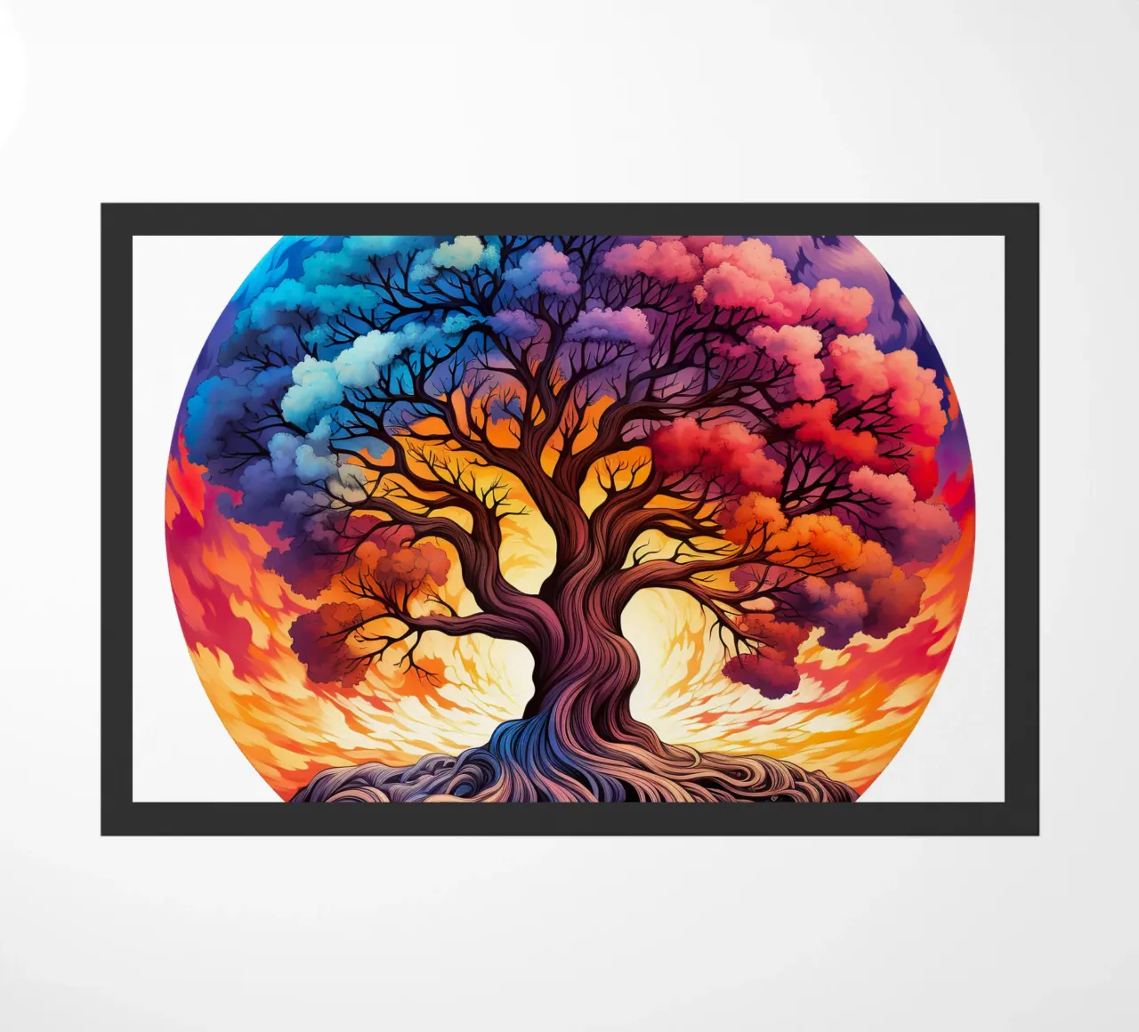 Albero della vita colorato zerbino da Spiritual Touch