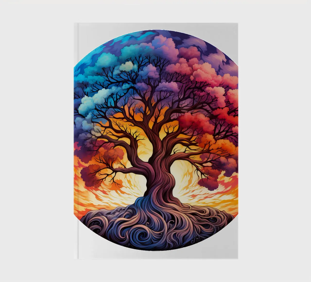 Colorful Tree of Life notebook by Spiritual Touch