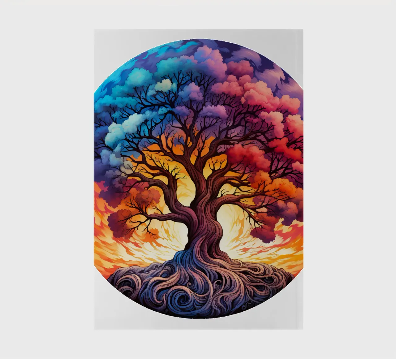 Colorful Tree of Life notebook by Spiritual Touch