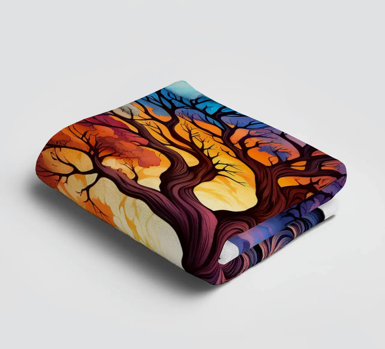 Colorful Tree of Life towel by Spiritual Touch