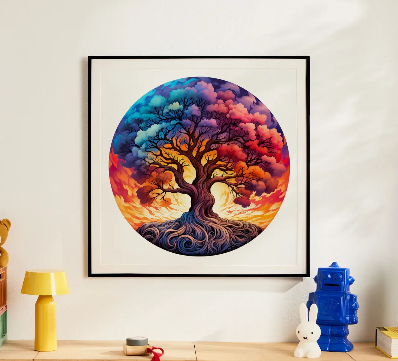 Albero della vita colorato poster da Spiritual Touch
