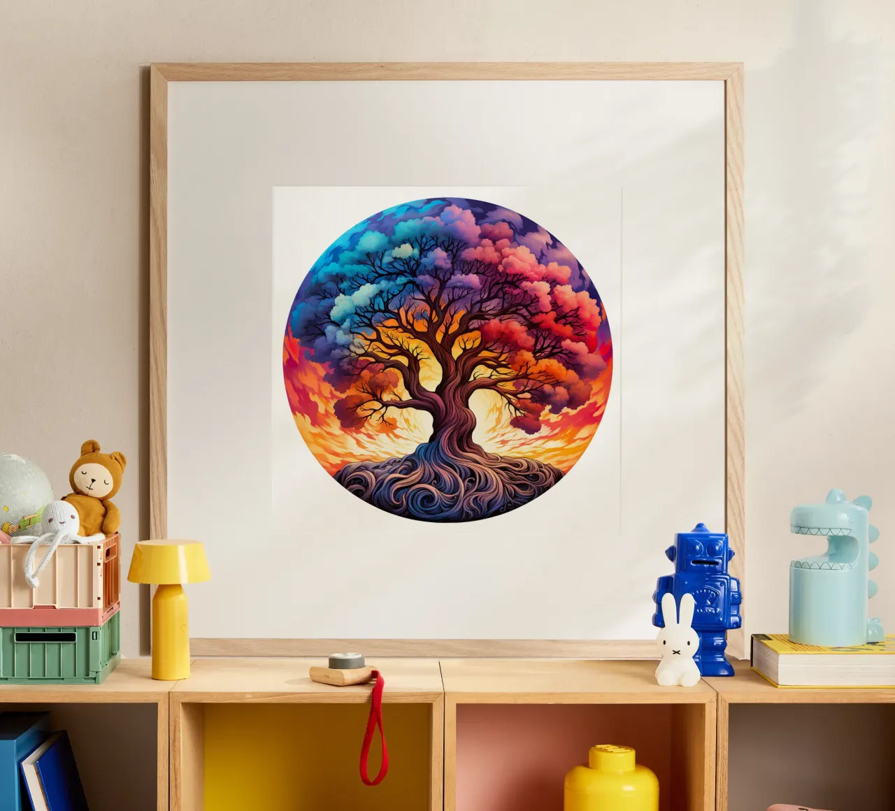 Albero della vita colorato poster da Spiritual Touch